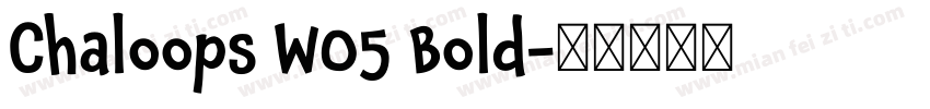 Chaloops W05 Bold字体转换